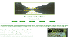 Desktop Screenshot of mtforkriverfrontcabins.com